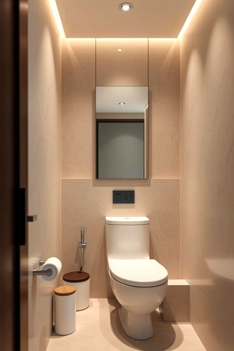 Modern Minimalist Style - 24 Downstairs Toilet Ideas