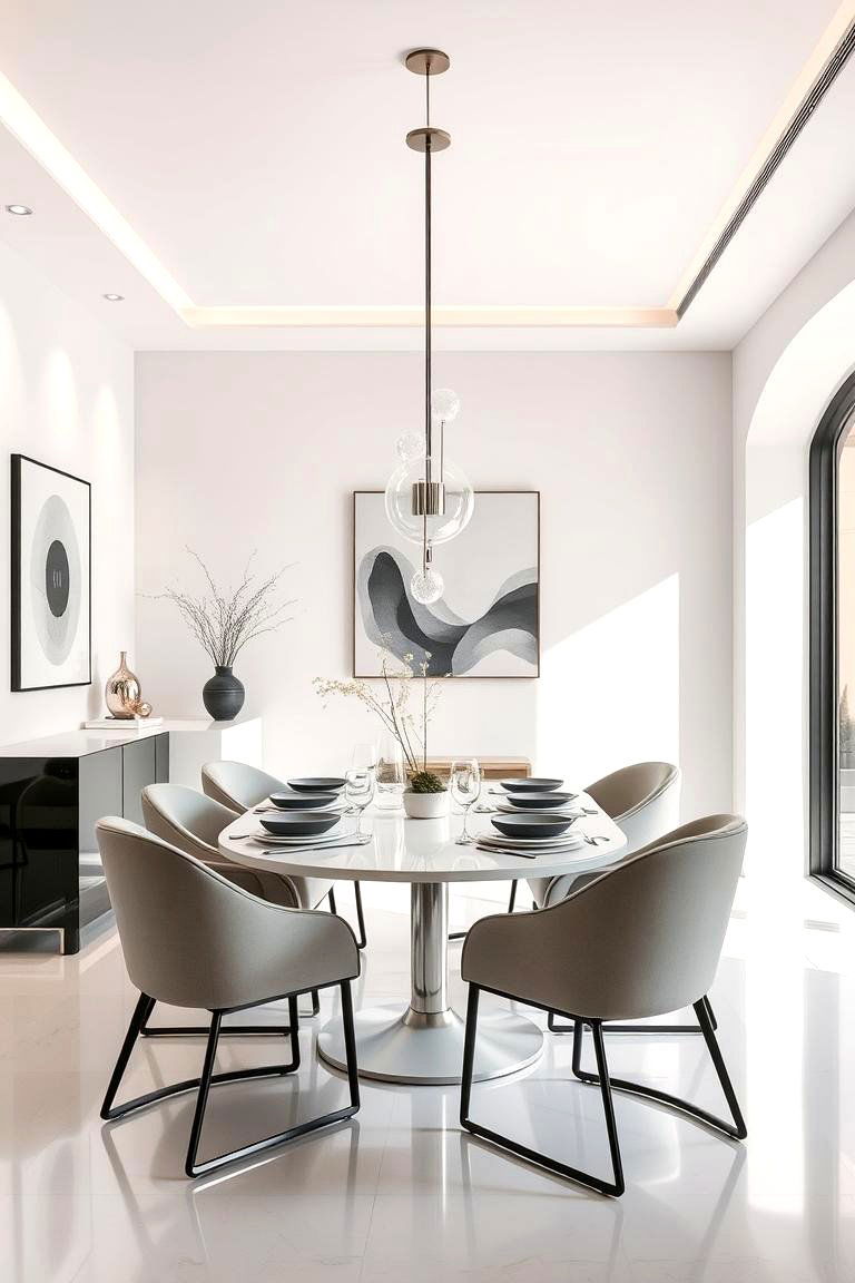 Modern Minimalist Style - 24 Casual Dining Room Ideas