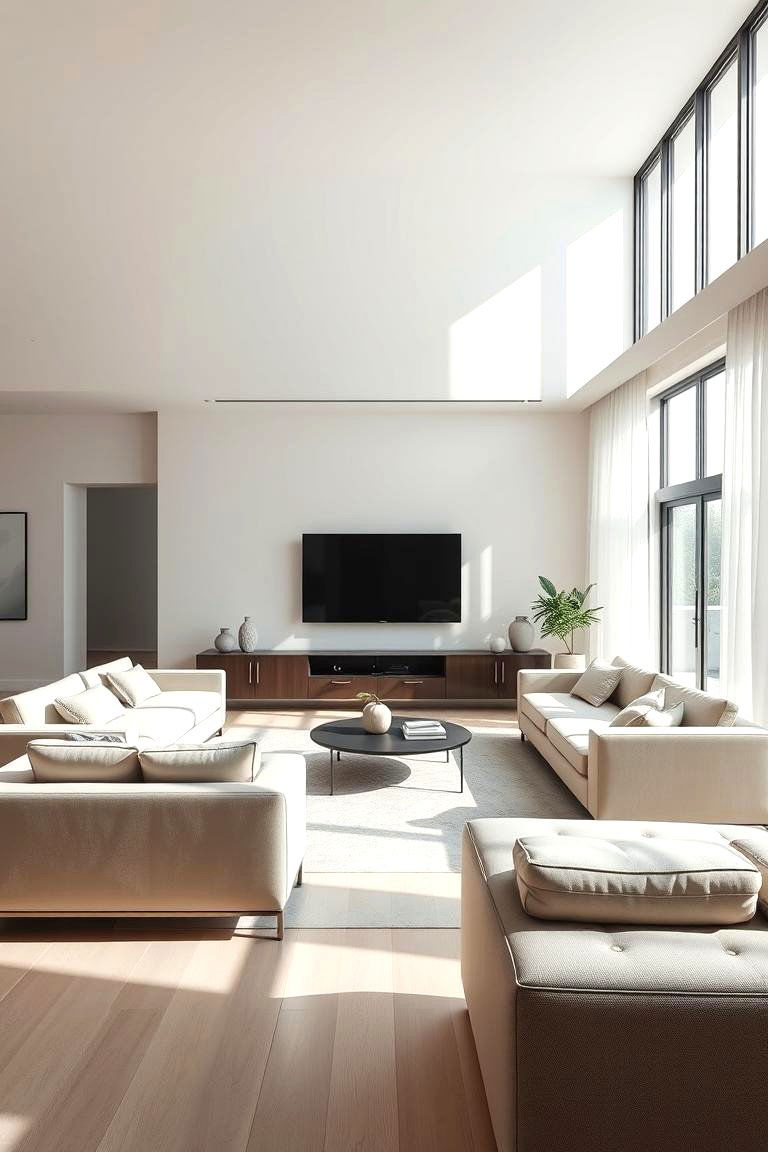Modern Minimalist Vibe - 24 Condo Living Room Ideas