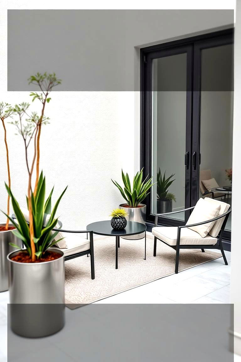 Modern Minimalist Vibes - 24 Corner Patio Ideas