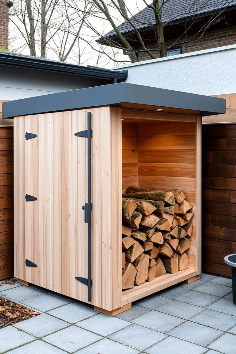 Modern Minimalist Wood Shed Design - 24 wood shed ideas