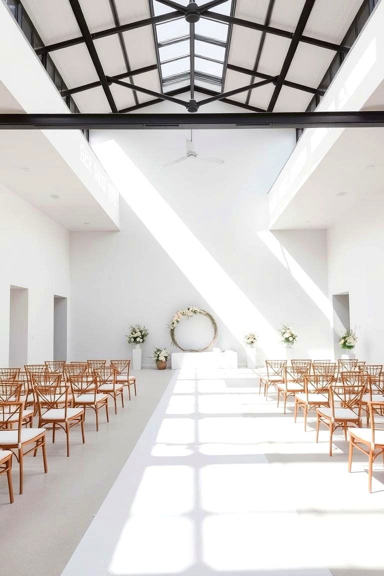 Modern Minimalistic Designs - 24 Wedding Decoration Ideas
