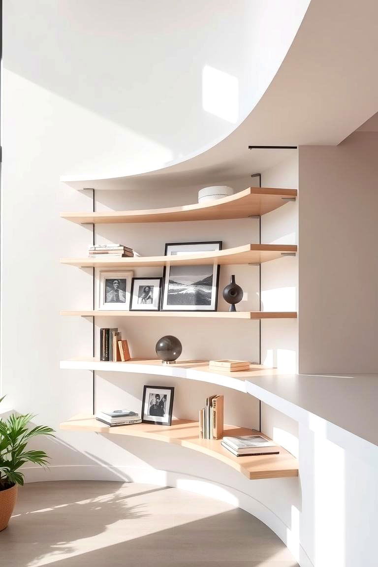 Modern Open Shelves - 24 Shelf Decor Ideas