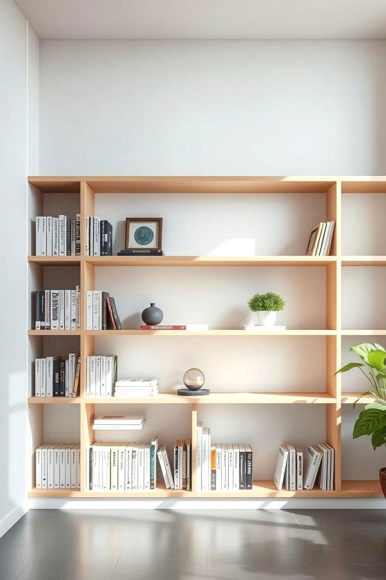 Modern Open Shelving - 24 Bookshelf Decor Ideas