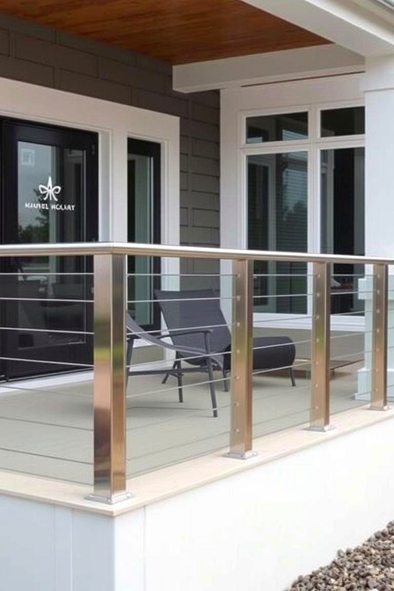 Modern Porch Railings - 27 1980s House Exterior Ideas