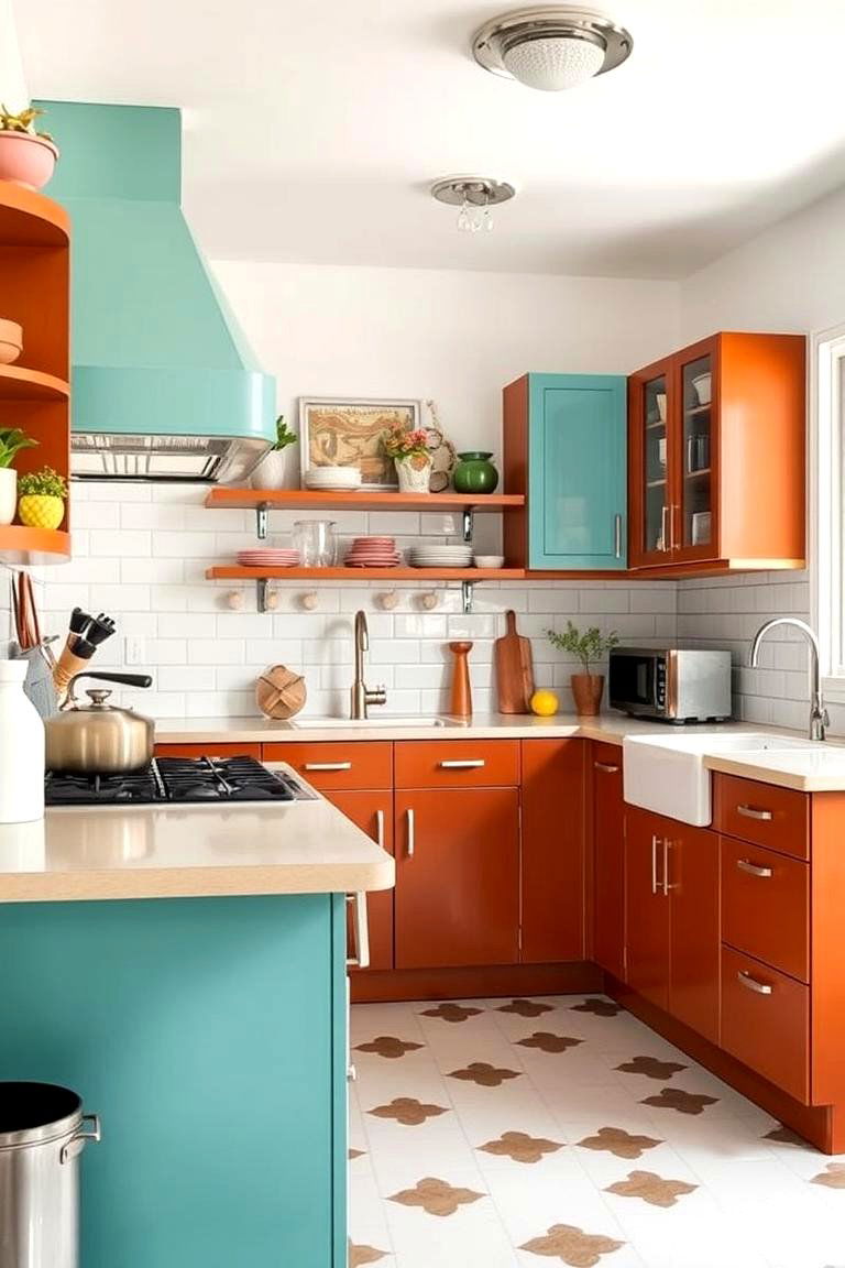 Modern Retro Brown Appeal - 24 Brown Kitchen Cabinets Ideas