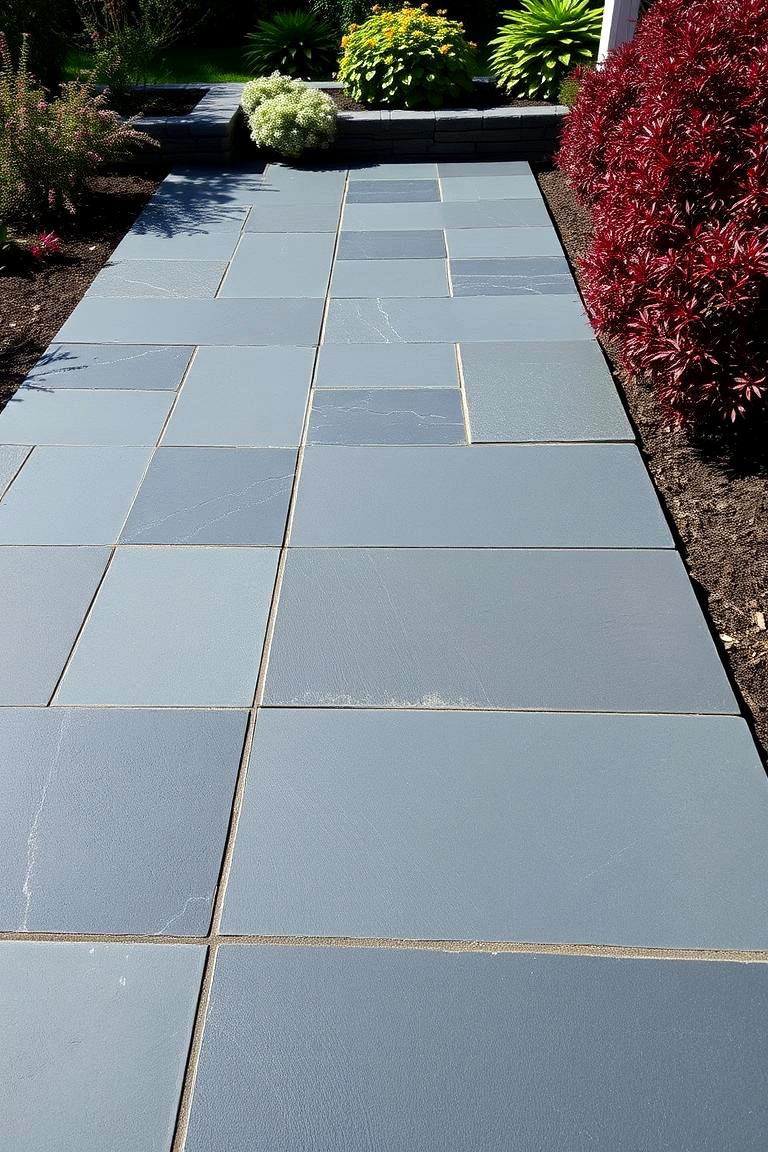 Modern Slate Stone Patio - 24 Stone Patio Ideas