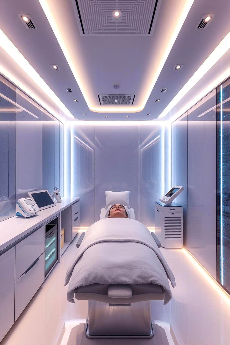 Modern Spa Facial Room - 24 Facial Room Ideas