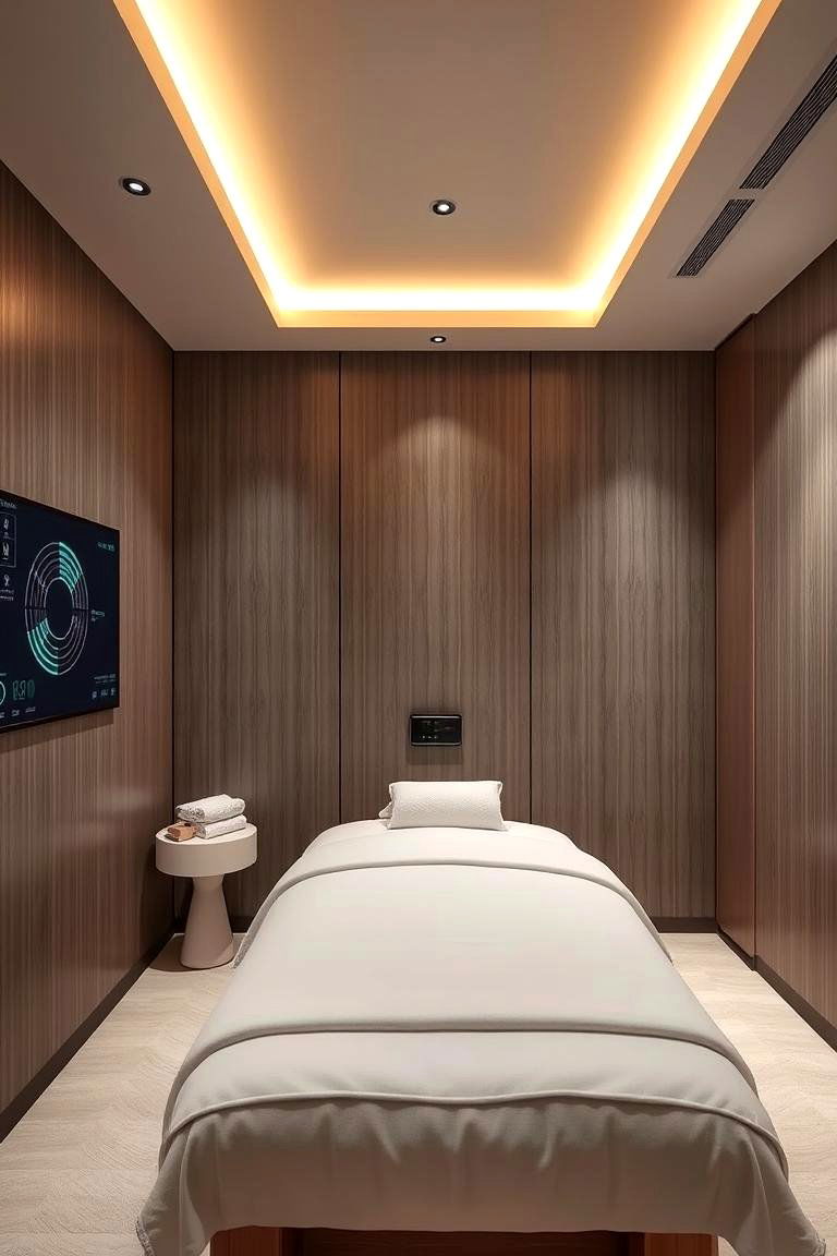 Modern Tech Integration - 24 Massage Room Setup Ideas
