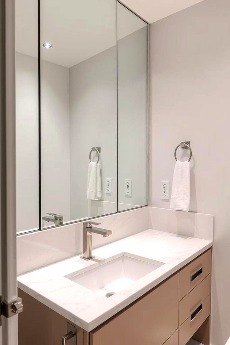 Modern Touches - 24 Powder Room Ideas
