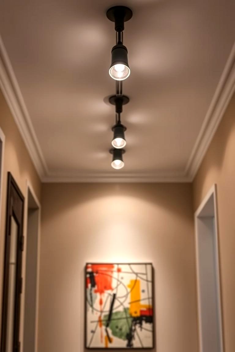 Modern Track Lighting - 24 Entryway Lighting Ideas
