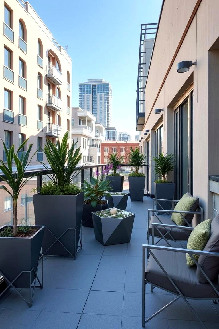 Modern Urban Balcony - 24 Bedroom Balcony Ideas