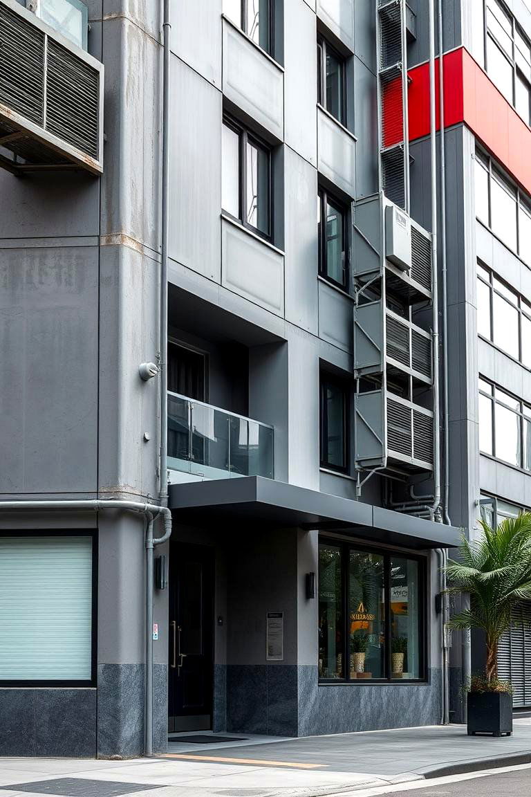 Modern Urban Fusion Siding - 24 Two-tone Siding Designs