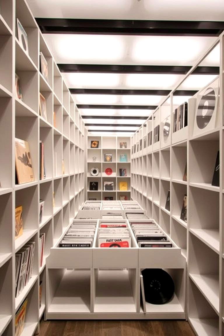 Modular Cube Shelves - 24 Vinyl Record Storage Ideas