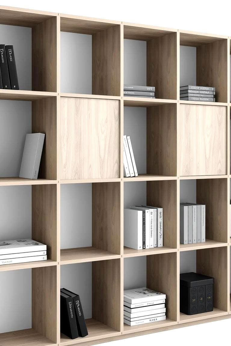 Modular Cube Storage - 24 Bookshelf Organization Ideas