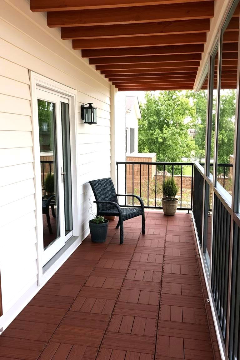 Modular Deck Tiles - 24 Small Deck Ideas