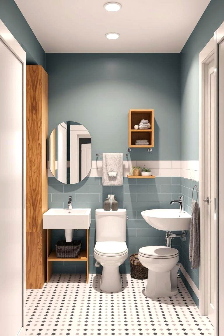 Modular Layout Designs - 24 Teen Bathroom Ideas