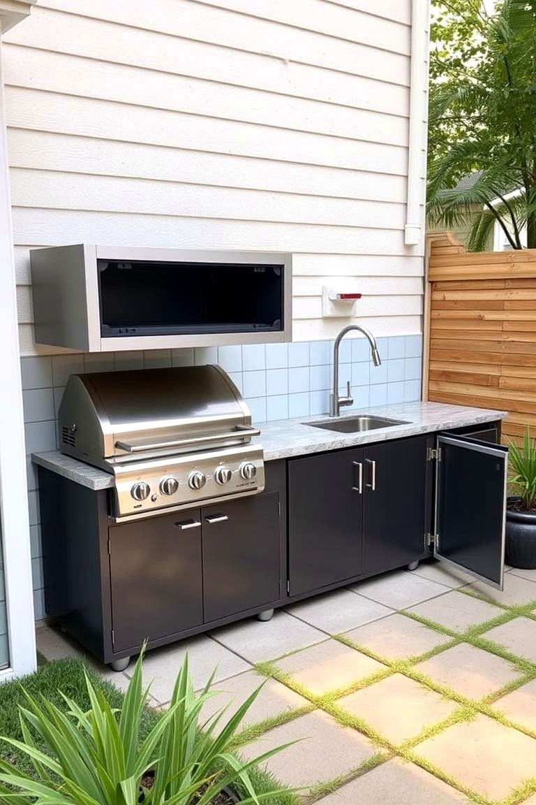 Modular Outdoor Kitchen - 24 Small Outdoor Kitchen Ideas