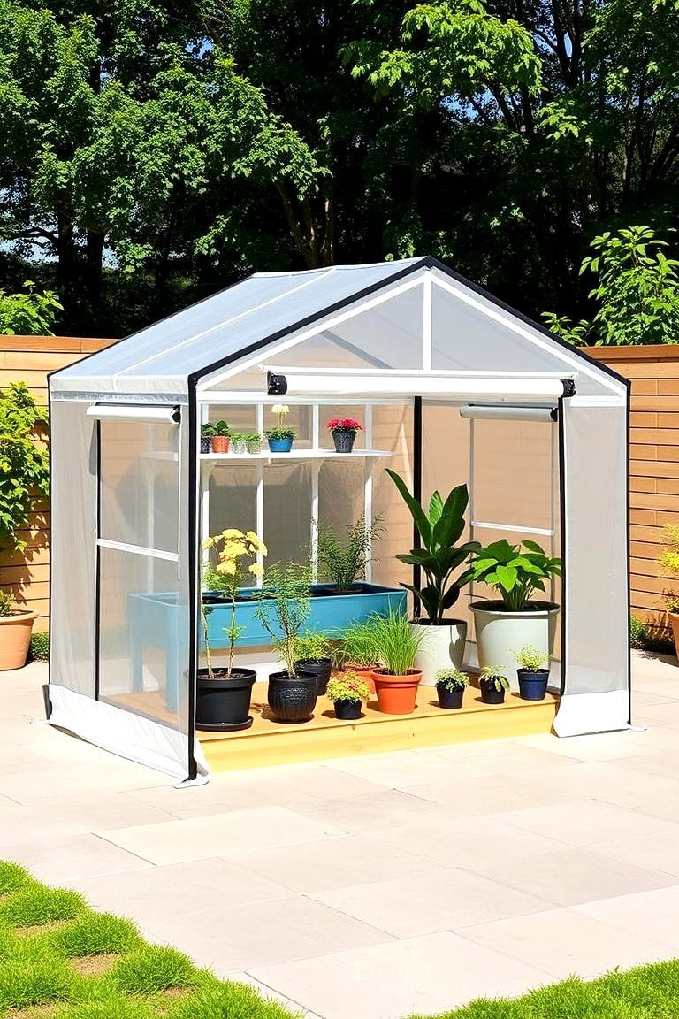 Modular Portable Greenhouse - 24 Greenhouse Room Ideas