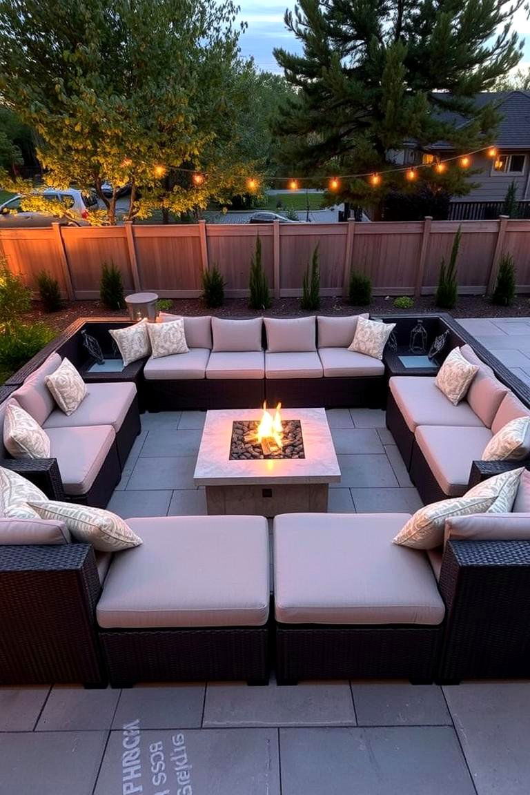 Modular Seating Units - 24 Fire Pit Seating Ideas