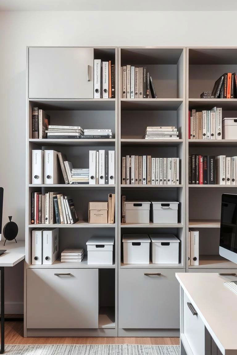 Modular Shelving Systems - 24 Office Shelving Ideas