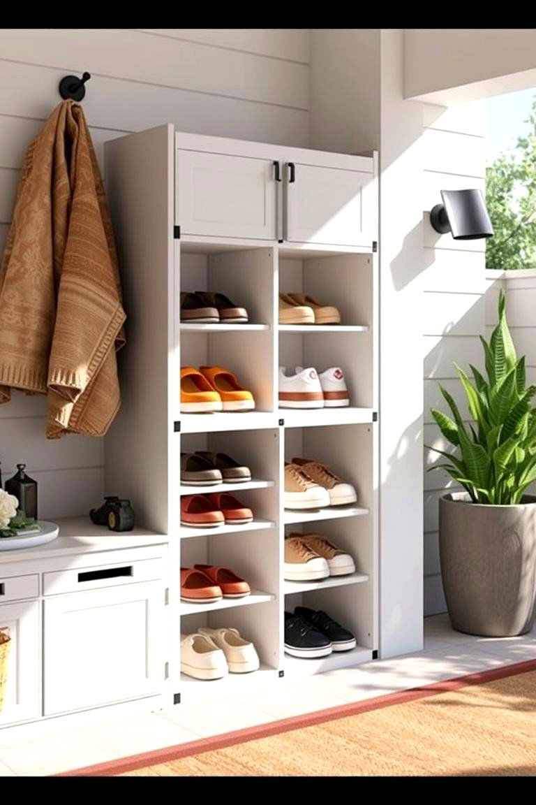 Modular Shoe Storage System - 24 Outdoor Shoe Storage Ideas