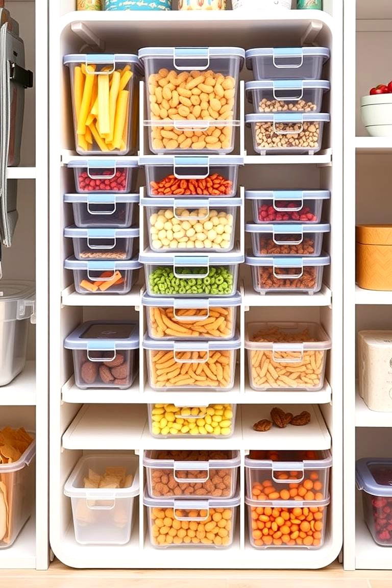 Modular Snack Storage Systems - 24 Snack Storage Ideas