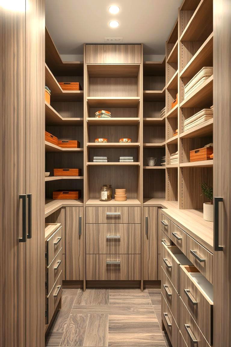 Modular Storage Units - 24 Walk in Pantry Ideas