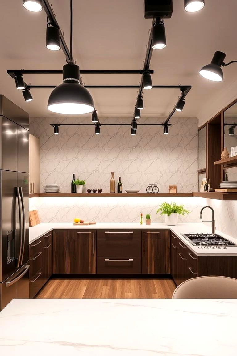 Modular Track Systems - 24 Kitchen Track Lighting Ideas