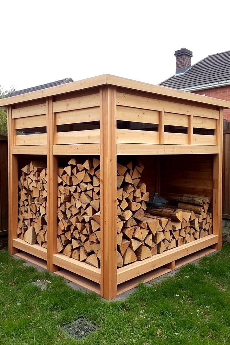 Modular Wood Shed for Expandability - 24 wood shed ideas