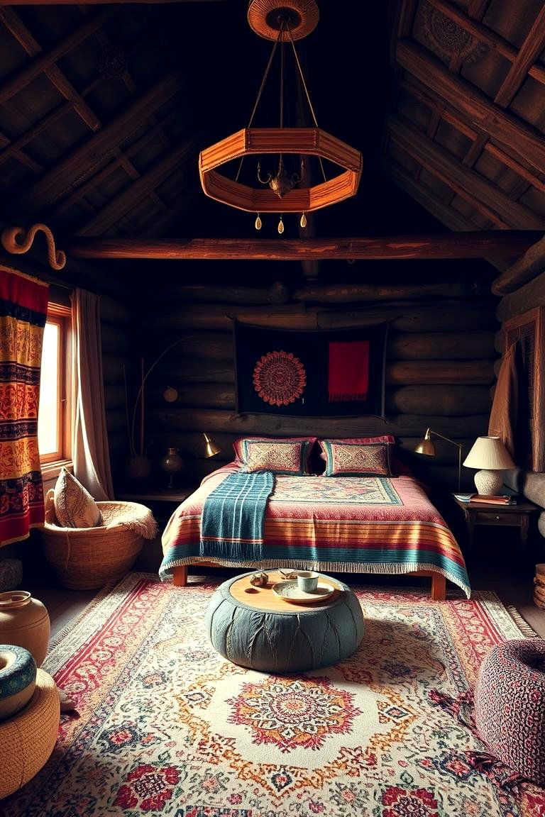 Mongolian Nomadic Influence - 24 Asian Bedroom Ideas