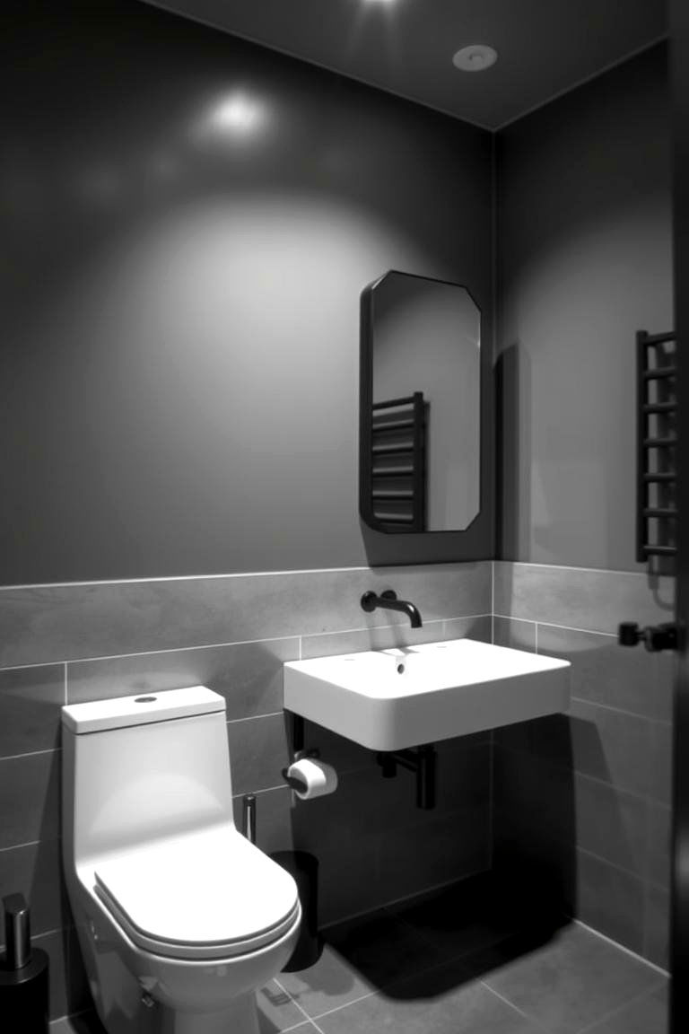 Monochromatic Bathroom Design - 24 Eclectic Bathroom Ideas
