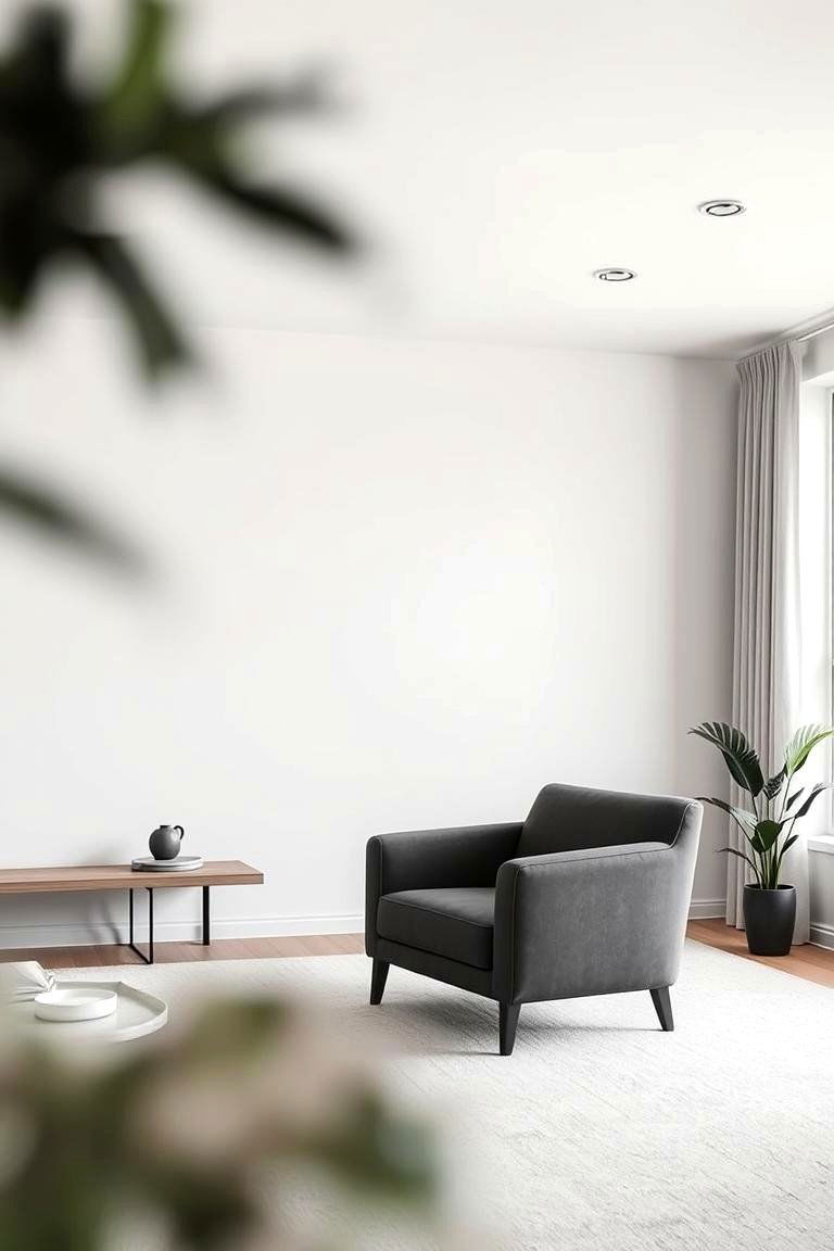 Monochromatic Color Scheme for a Cohesive Look - 24 Minimalist Apartment Ideas