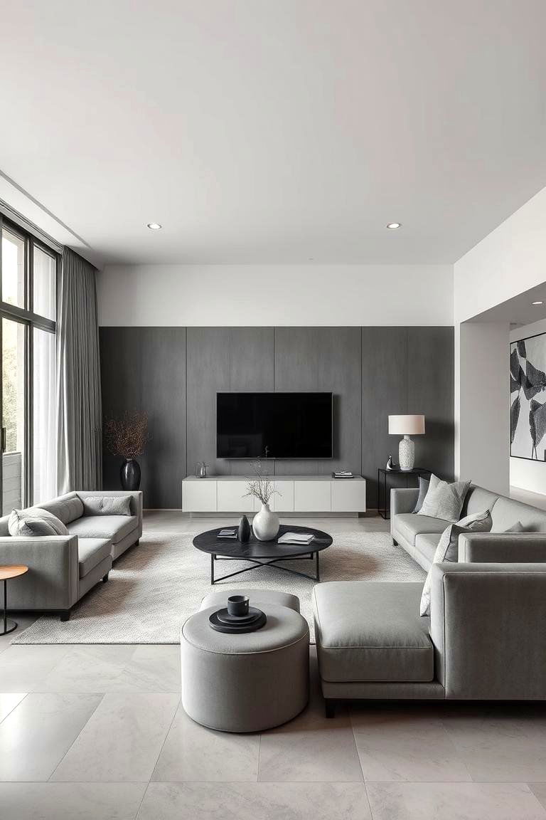 Monochromatic Color Schemes - 27 1927s Living Room Design Ideas