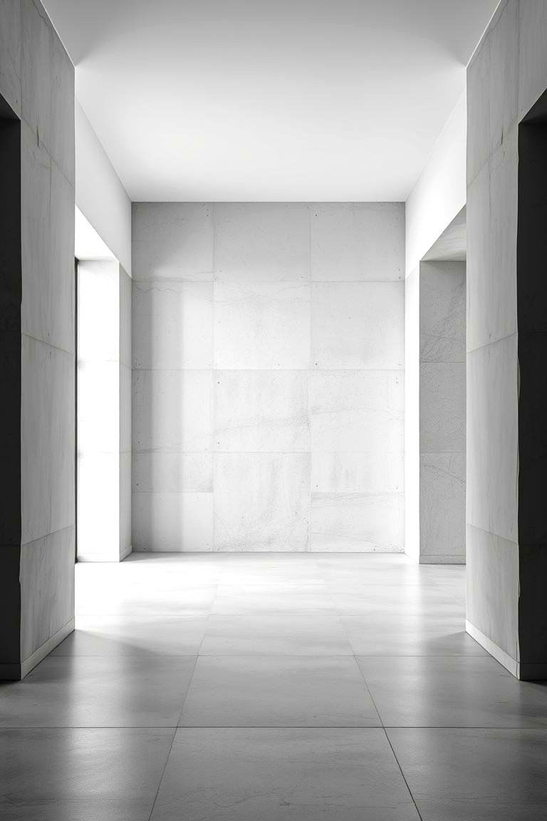 Monochromatic Color Schemes - 24 Brutalist Interior Design Ideas