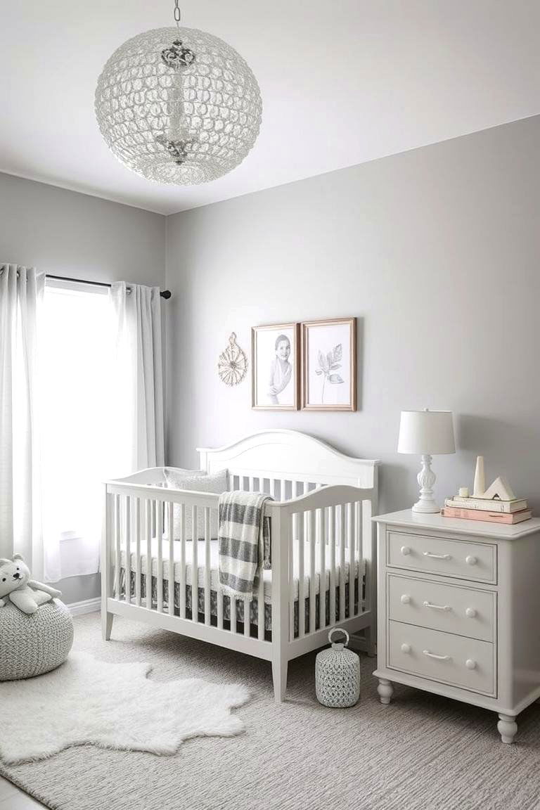 Monochromatic Nursery - 24 Baby Room Ideas