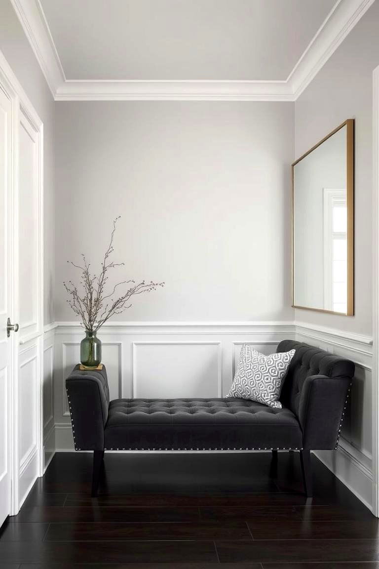 Monochrome Color Scheme for a Sophisticated Look - 24 Modern Entryway Ideas