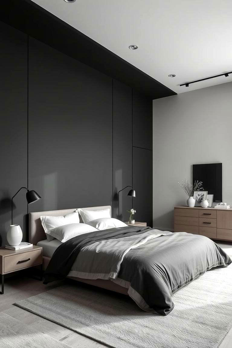 Monochrome Magic Single Color Sophistication - 24 Bedroom Interior Design Ideas