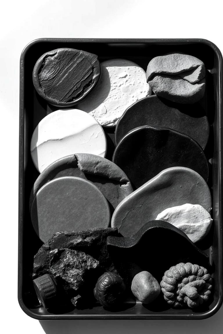 Monochrome Magic Tray - 24 Tray Decor Ideas