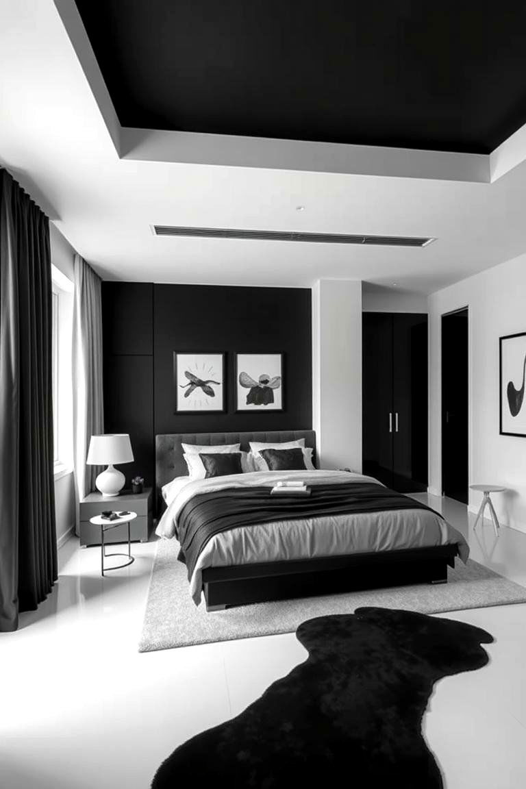 Monochrome Palette for Impact - 24 Chanel Bedroom Ideas