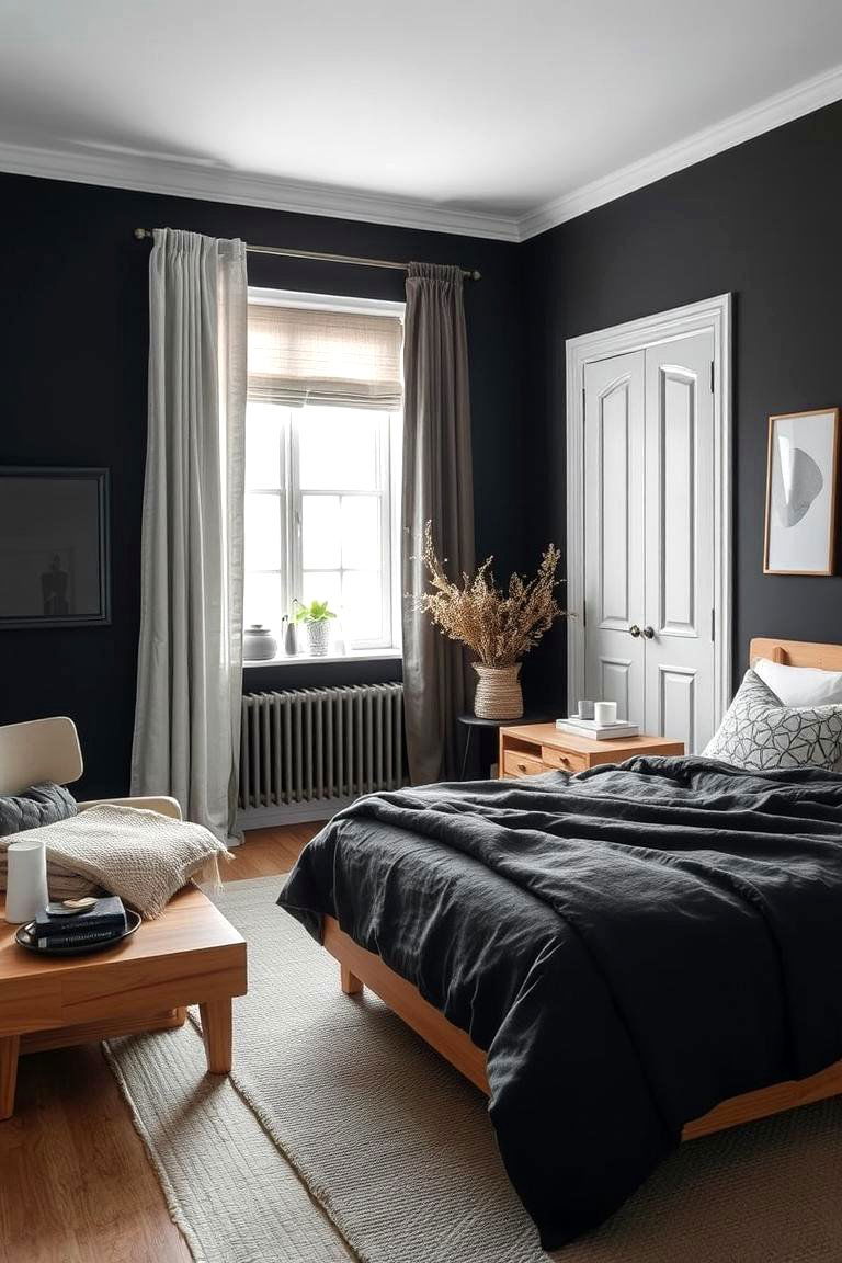 Monochrome and Natural Textures - 24 Guest Bedroom Ideas