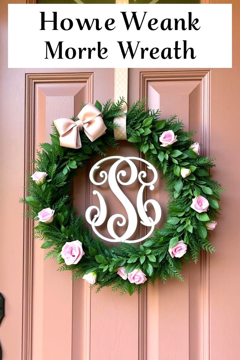 Monogrammed Decor for a Custom Touch - 24 Front Door Decor Ideas