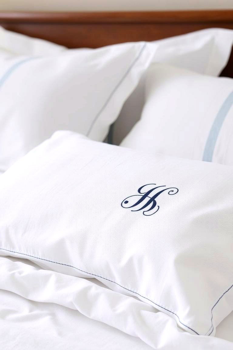 Monogrammed Everything - 24 Preppy Room Ideas