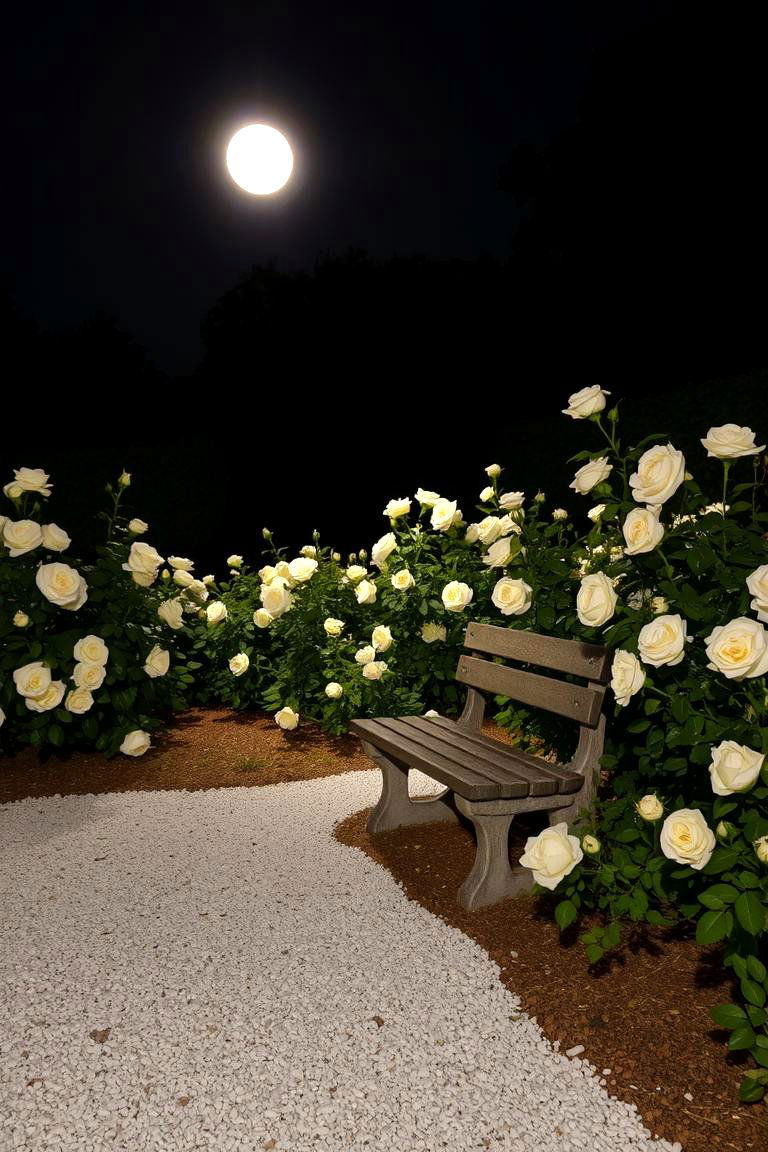 Moonlight Rose Garden - 24 Rose Garden Ideas
