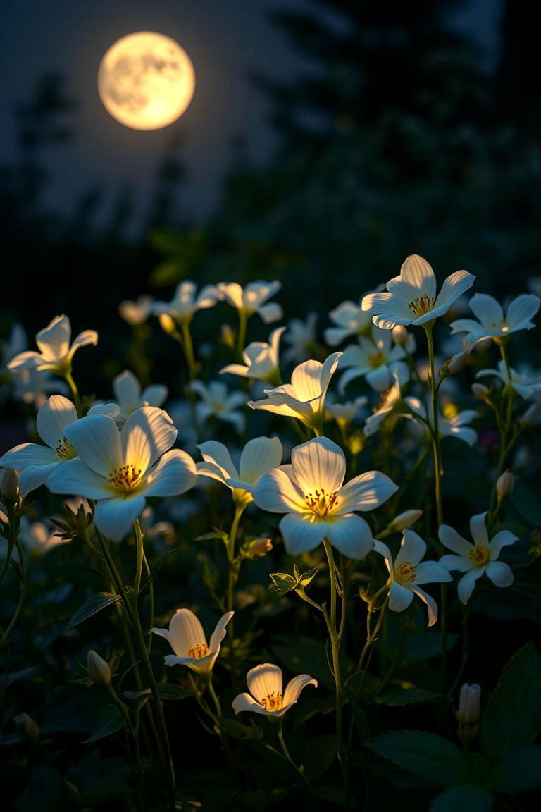 Moonlit Flower Garden - 24 Floral Nursery Ideas