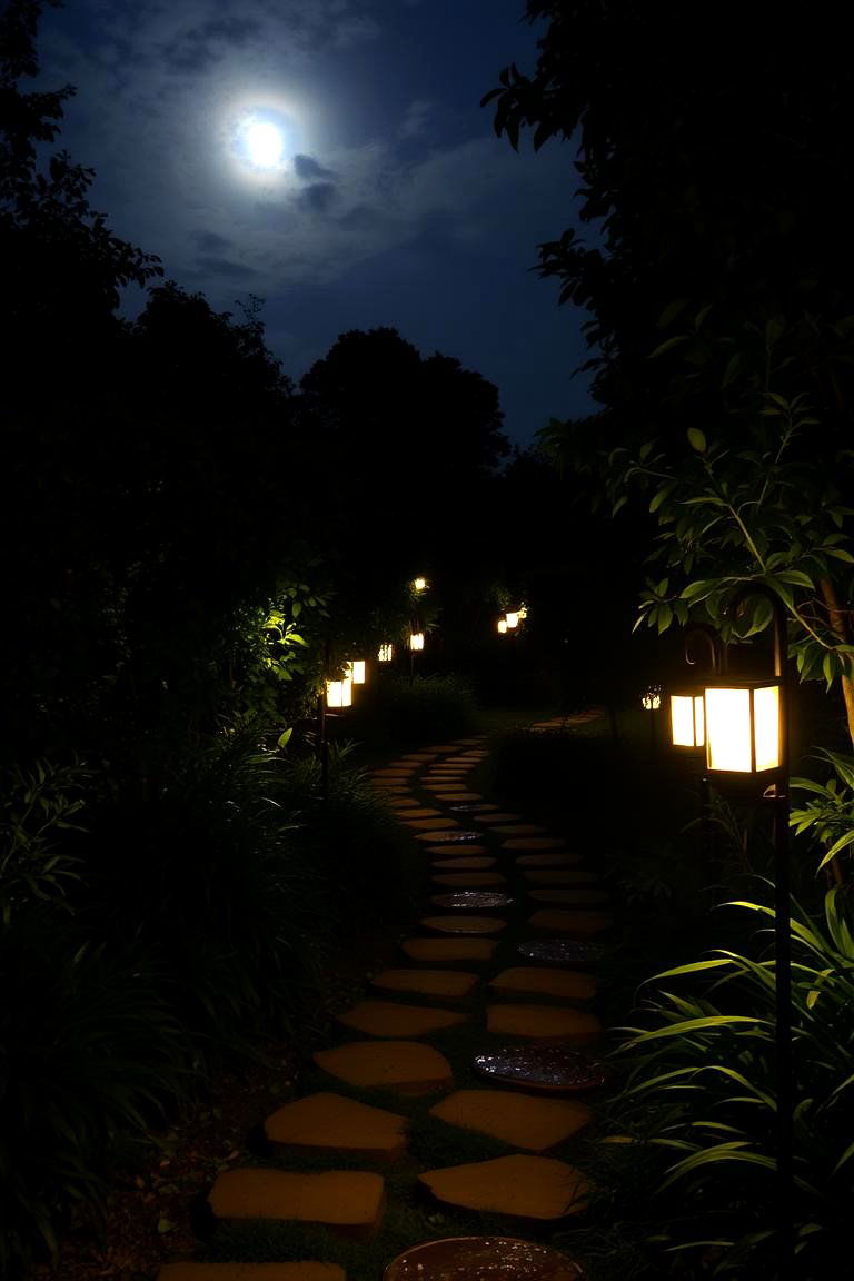 Moonlit Garden Path - 24 Secret Garden Ideas