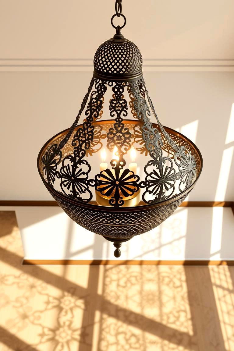 Moroccan Inspired Lighting Fixtures - 24 Moroccan Living Room Ideas