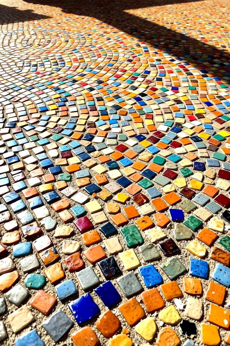 Mosaic Flooring - 24 Spanish Courtyard Ideas