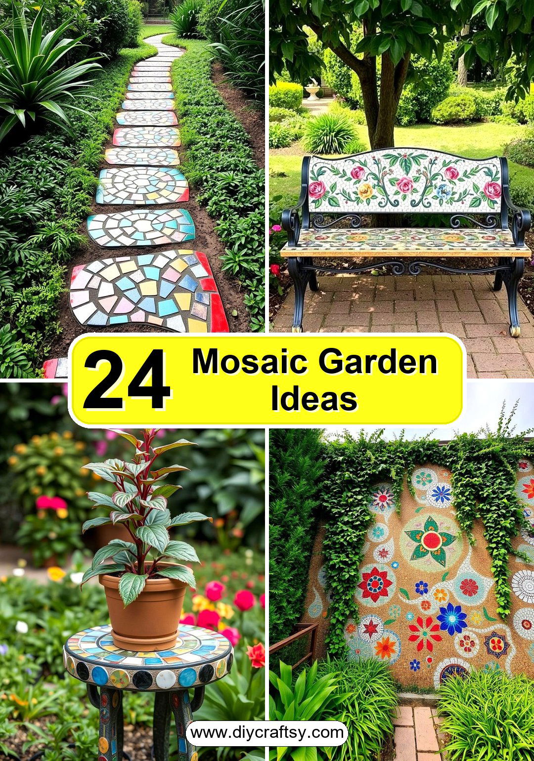 Mosaic Garden Ideas