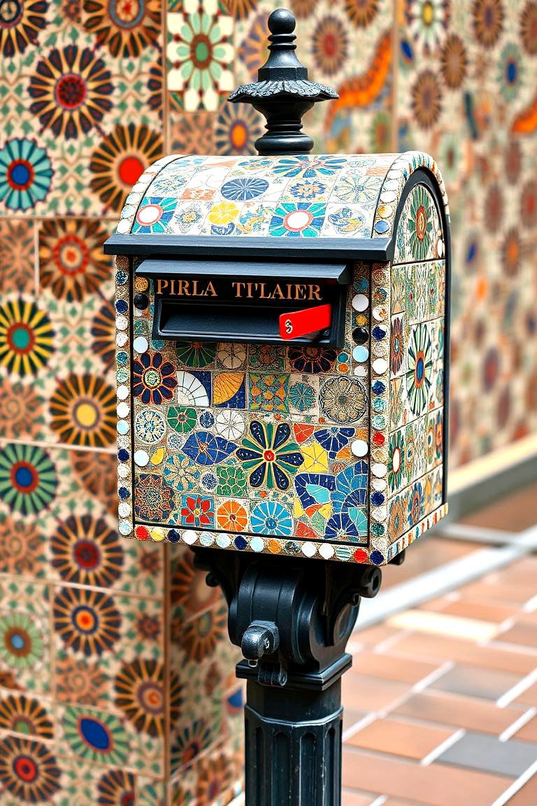 Mosaic Magic - 24 Mailbox Decor Ideas